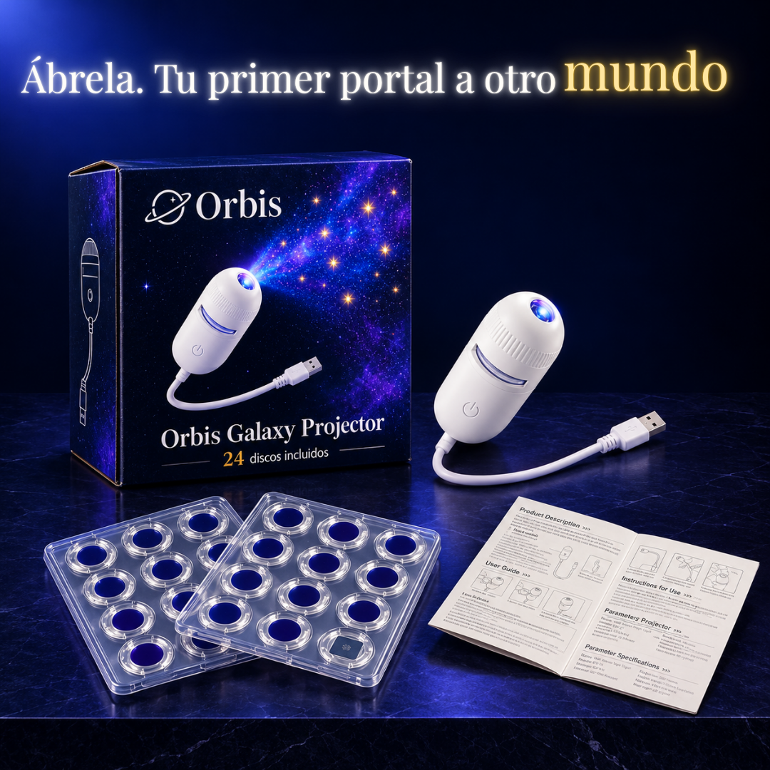 Orbis™ Galaxy Projector 2 en 1 – 24 Discos