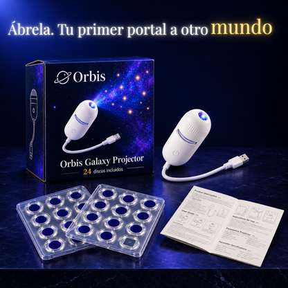 Orbis™ Galaxy Projector 2 en 1 – 24 Discos